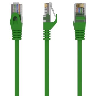 Gembird PP6U-0.25M/G cabo de rede Verde 0,25 m Cat6 U/UTP (UTP)