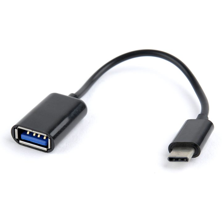 Gembird AB-OTG-CMAF2-01 USB Cable 0.2 m USB C USB A Black