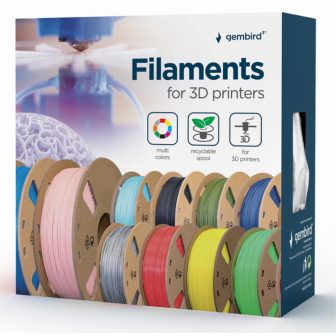 Gembird 3DP-PLA1.75GE-01-R 3D Printing Material Polylactic Acid (PLA)…