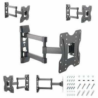Gembird WM-42ST-02 42" TV Mount Black