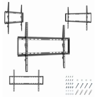 Gembird WM-70F-03 soporte para TV 70" Negro