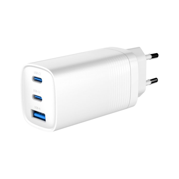 Gembird TA-UC-PDQC65-01-W Universal Mobile Device Charger White AC…