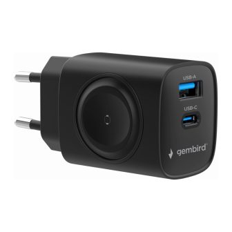 Gembird TA-UC-PDQCW20-01-BK carregador de telemóvel Universal Preto…