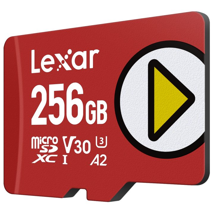 Lexar LMSPLAY256G-BNSNG 256 GB MicroSDXC UHS-I Class 10 Flash Memory