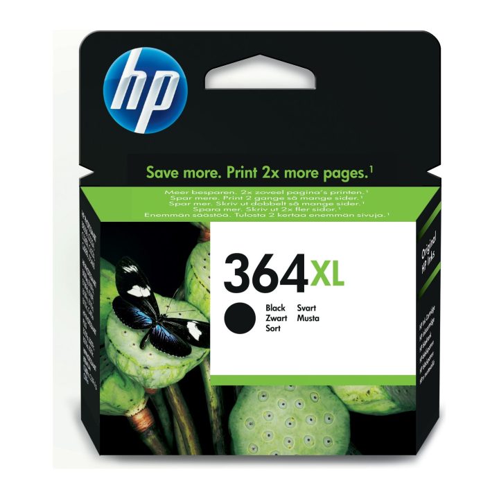 HP Cartucho de tinta original 364XL de alta capacidade preto