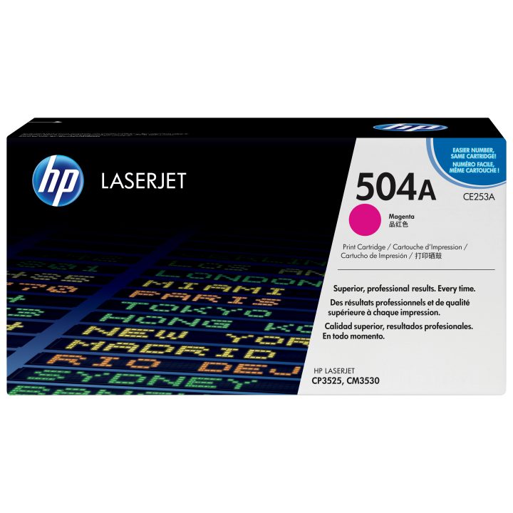 HP Original LaserJet 504A Magenta Toner Cartridge