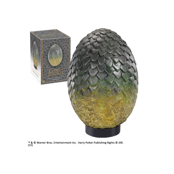 The Noble Collection Game of Thrones Rhaegal Dragon Egg Replica 20.32…