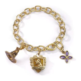 Pulseira The Noble Collection Harry Potter Lumos Hufflepuff (NN7714)