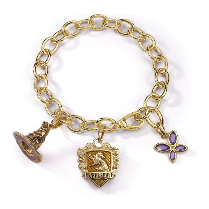 Pulseira The Noble Collection Harry Potter Lumos Hufflepuff (NN7714)