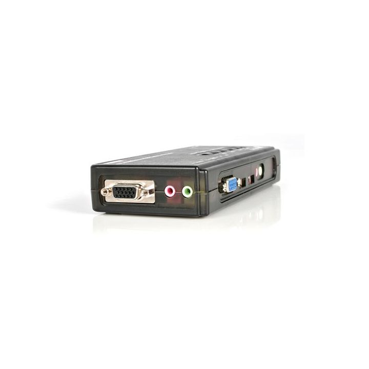 StarTech.com Conjunto de Comutador KVM 4 Portas Vídeo VGA USB 2.0 com…