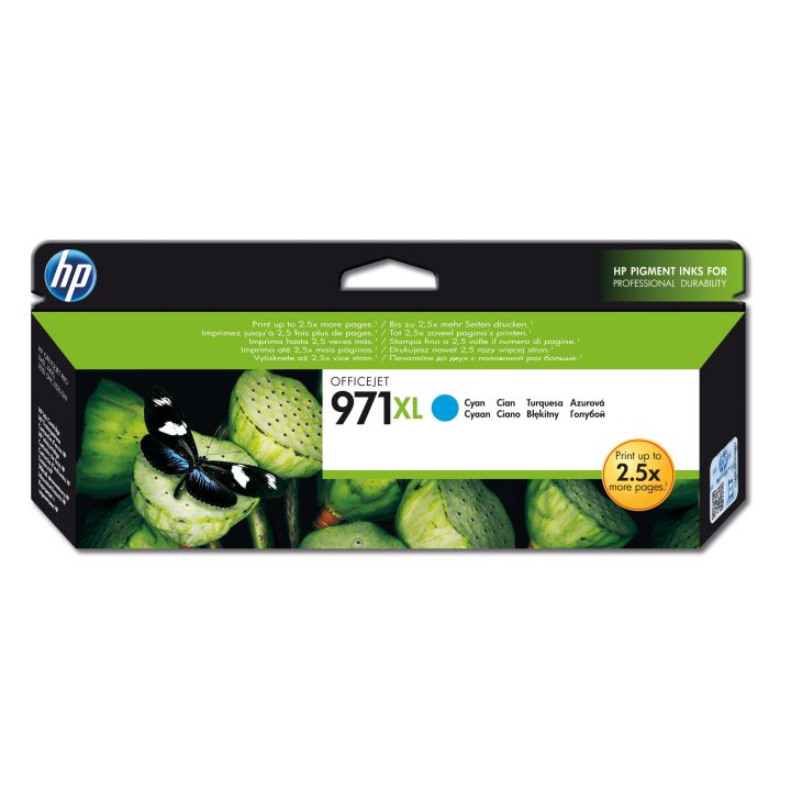 HP Original 971XL High Capacity Cyan Ink Cartridge