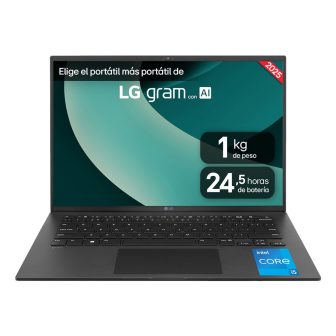 LG Gram Intel Core i5-1334U 8 GB 256 GB SSD 14" FreeDOS Black ·…