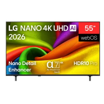 LG NANO 4K UHD AI 55NU8E0B3LA 55" 4K Ultra HD Smart TV Wi-Fi Black