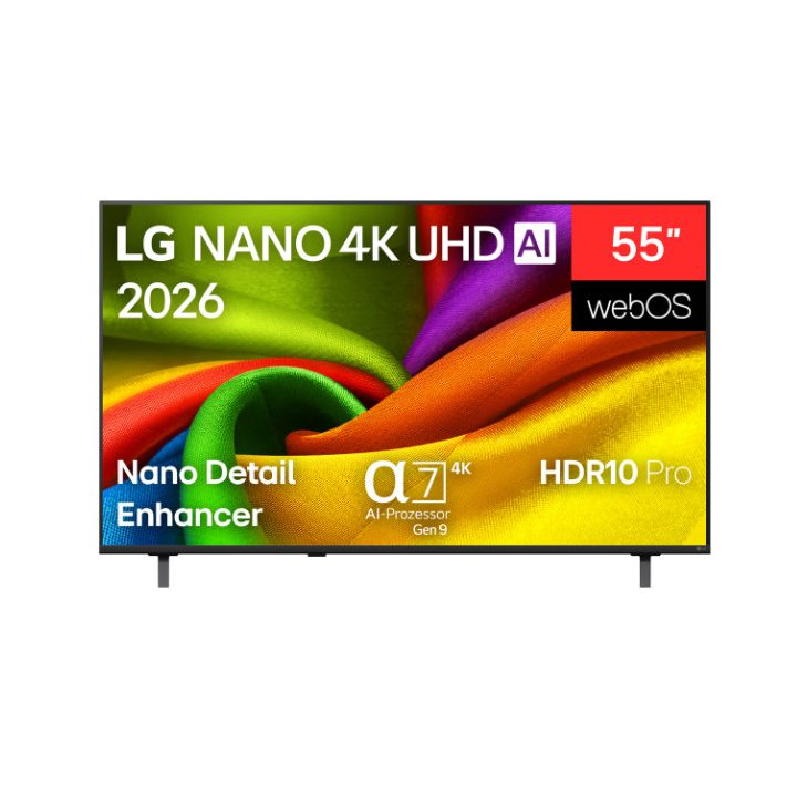 LG NANO 4K UHD AI 55NU8E0B3LA 55" 4K Ultra HD Smart TV Wi-Fi Black