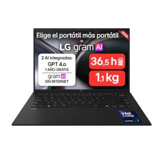 LG Gram Intel Core Ultra 7 355 32 GB 512 GB SSD 14" FreeDOS Preto