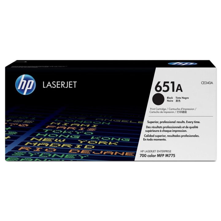HP Original LaserJet 651A Black Toner Cartridge