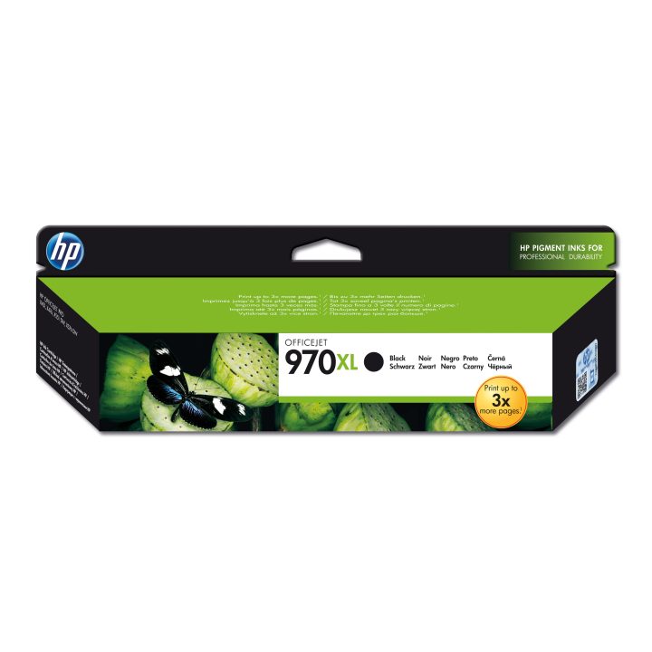 HP Cartucho de tinta original 970XL de alta capacidade preto