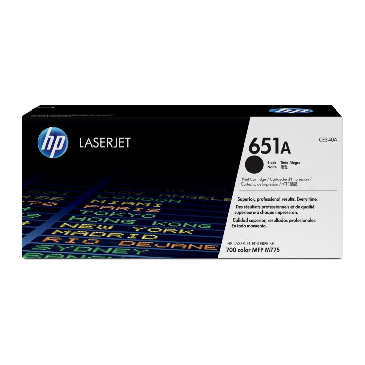 HP Original LaserJet 651A Black Toner Cartridge