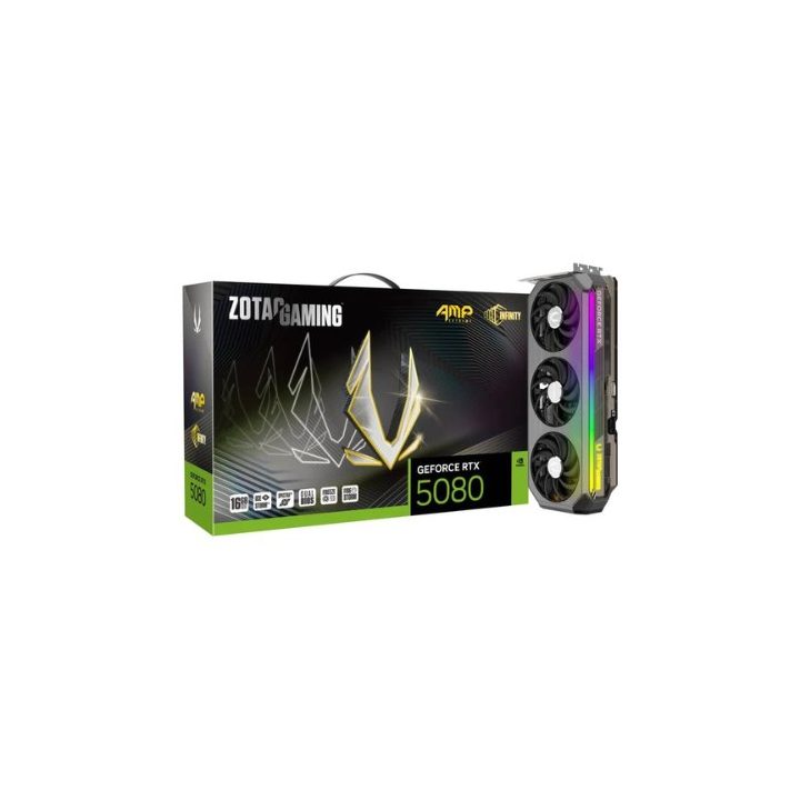 Tarjeta gráfica ZOTAC rtx 5080 16GB amp ext infinity (ZT-B50800B-10P)