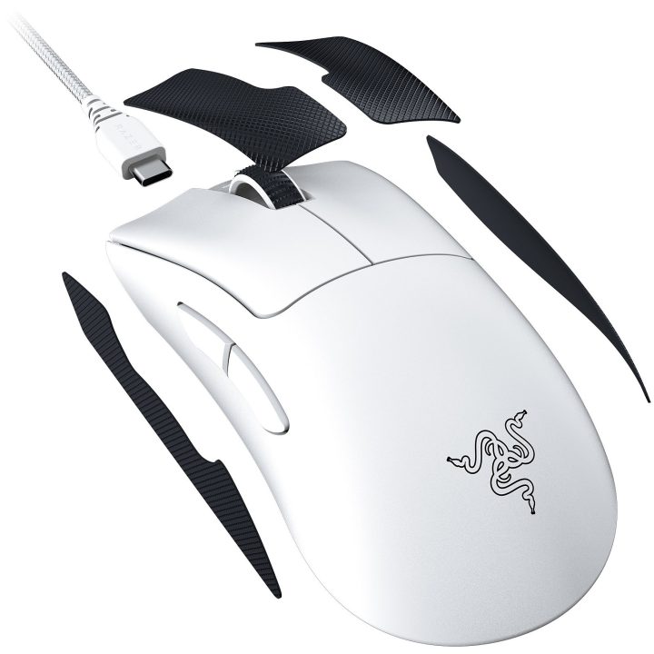 Razer DeathAdder V3 Pro White Mouse (RZ01-04630200-R3G1)