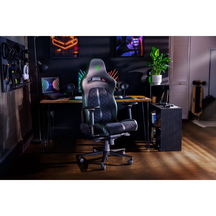 Razer Enki PC Gaming Chair Padded Seat Black (RZ38-03720100-R3G1)