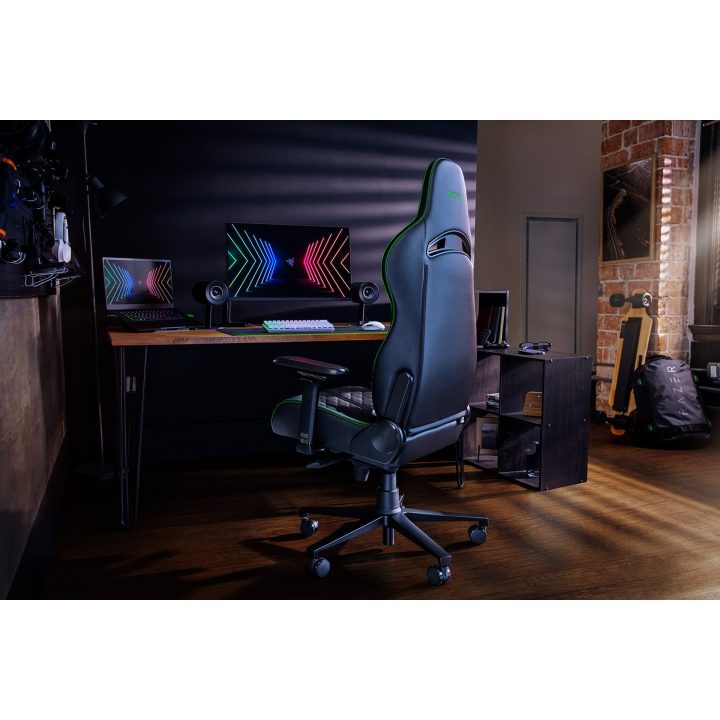 Razer Enki PC Gaming Chair Padded Seat Black (RZ38-03720100-R3G1)