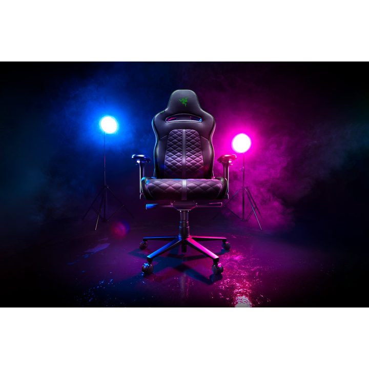 Razer Enki PC Gaming Chair Padded Seat Black (RZ38-03720100-R3G1)