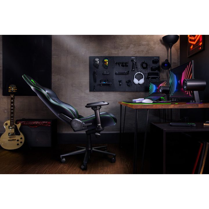Razer Enki Cadeira de Gaming para PC Assento Estofado Preto…