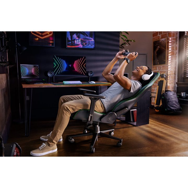 Razer Enki PC Gaming Chair Padded Seat Black (RZ38-03720100-R3G1)