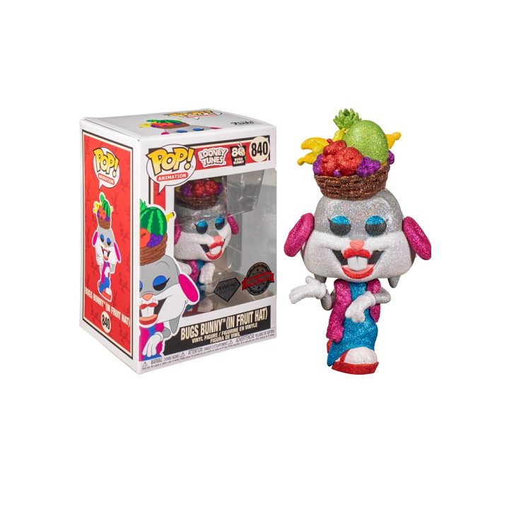Funko Pop! Looney Tunes Bugs Bunny with Fruit Hat Glitter Diamond…
