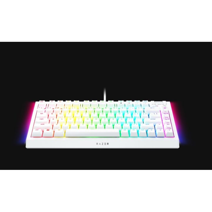 Teclado Razer BlackWidow V4 75% branco (EUA) (RZ03-05001700-R3M1)
