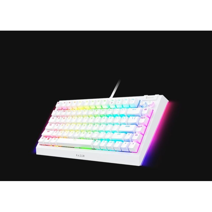 Teclado Razer BlackWidow V4 75% branco (EUA) (RZ03-05001700-R3M1)