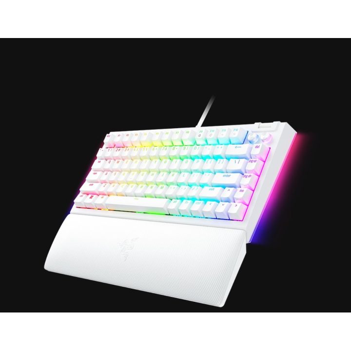 Razer BlackWidow V4 75% White Keyboard (US) (RZ03-05001700-R3M1)