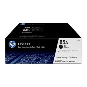 HP Value Pack of 2 Original HP 85A Black LaserJet Toner Cartridges