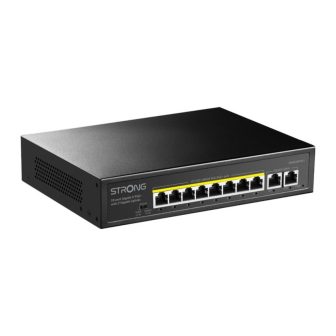 Strong switch 8 PoE con 2 enlaces ascendentes Ethernet (SW8010POE+)