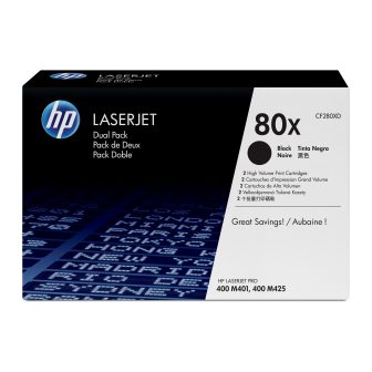 HP 80X High Yield Black Original LaserJet Toner Cartridge