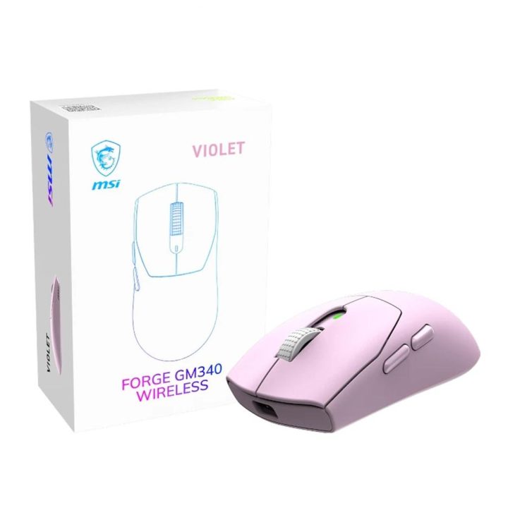 MSI Forge GM340 Wireless Black Ambidextrous Gaming Mouse RF Wireless…