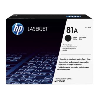 HP Cartucho de tóner original LaserJet 81A preto
