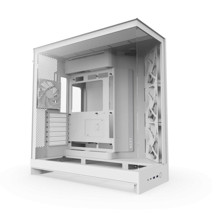 Gabinete NZXT h9 flow (2025) dual-chamber mid-tower case - all white…
