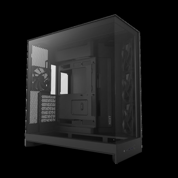 Caja NZXT h9 flow (2025) dual-chamber mid-tower case - all white…