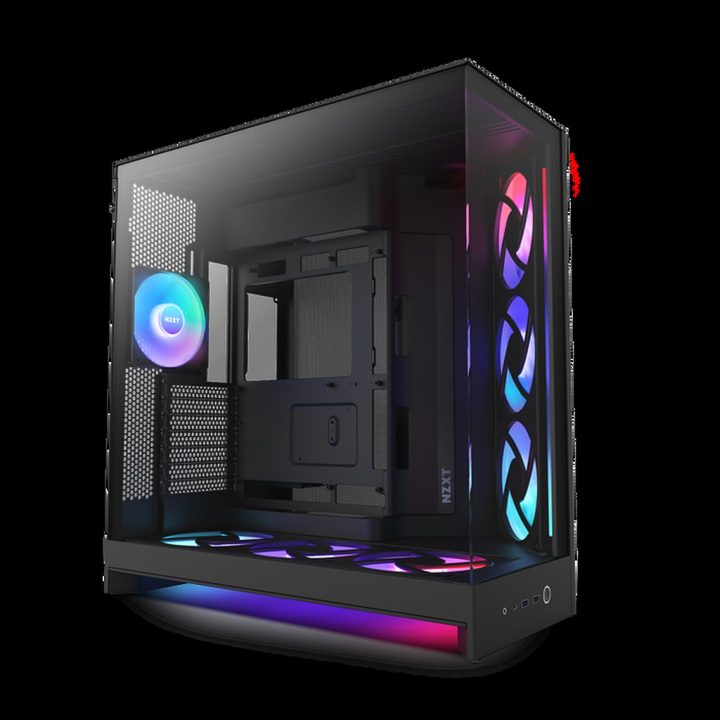 Gabinete NZXT h9 flow RGB+ (2025) dual-chamber mid-tower com…