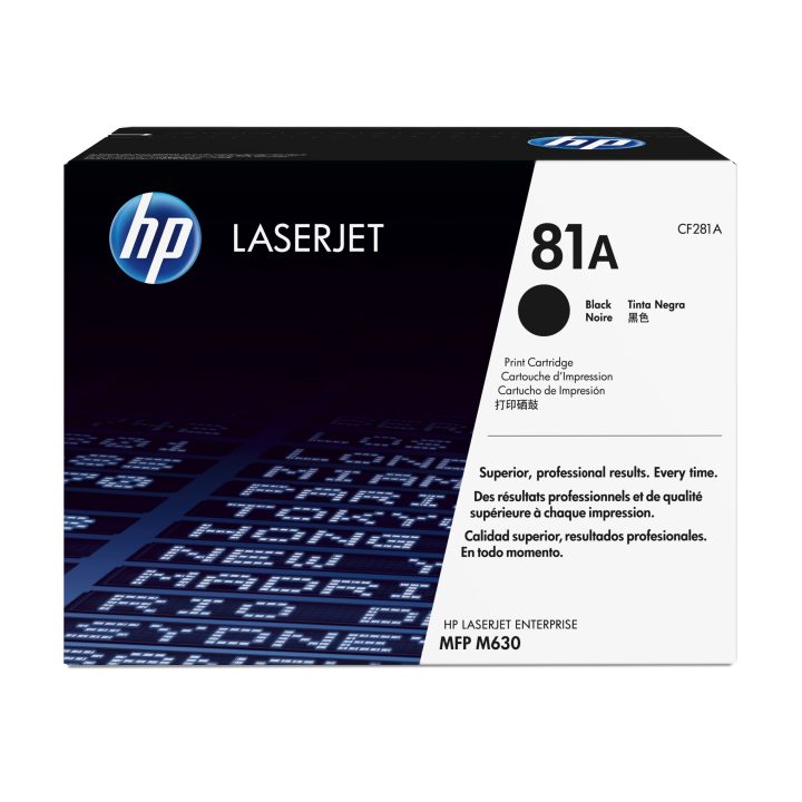 HP Original LaserJet 81A Black Toner Cartridge