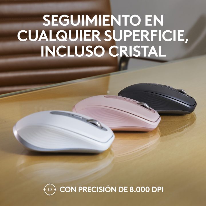 Logitech MX Anywhere 3S ratón Oficina Mano derecha RF Wireless +…