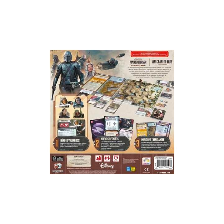 Asmodee The Mandalorian Adventures: Um Clã de Dois (UG06ES)
