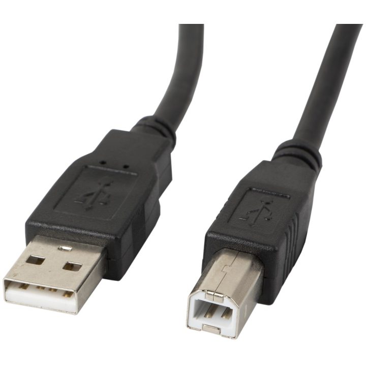 Cable impresora Lanberg USB a-USB b macho-macho negro 0.5 m…