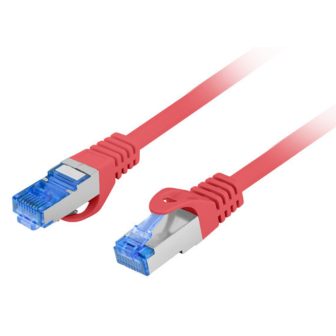 Lanberg PCF6A-10CC Red Network Cable 0.5 m Cat6a S/FTP (S-STP)…