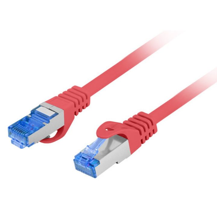 Lanberg PCF6A-10CC Red Network Cable 0.5 m Cat6a S/FTP (S-STP)…
