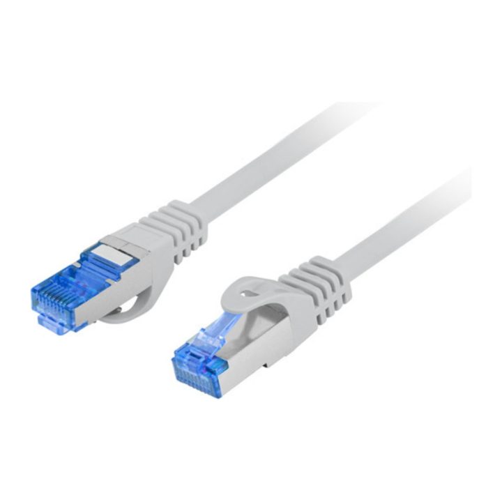 Lanberg Cat.6a S/FTP LSZH CCA Patch Cable 0.25m Gray Fluke Passed…