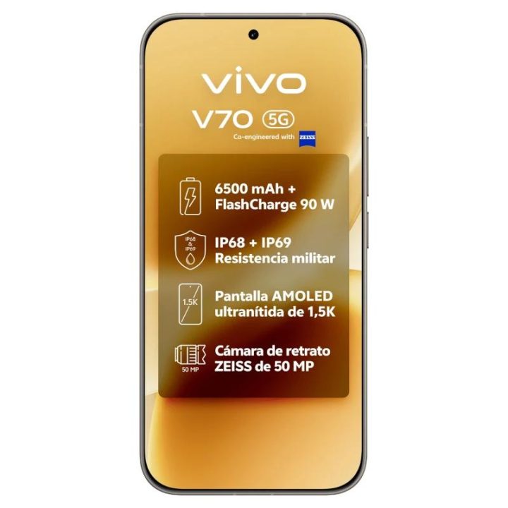 VIVO V70 512 GB 8 GB RAM Gray