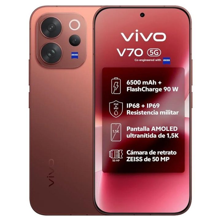 VIVO V70 512 GB 8 GB RAM Gray